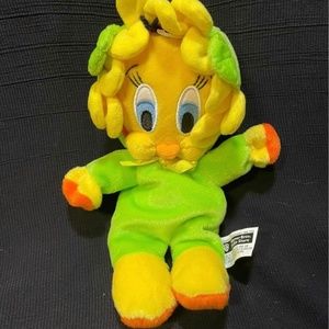 Warner Bros Flower Tweety Plush Looney Tunes